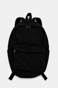 Jet Black Denim Backpack
