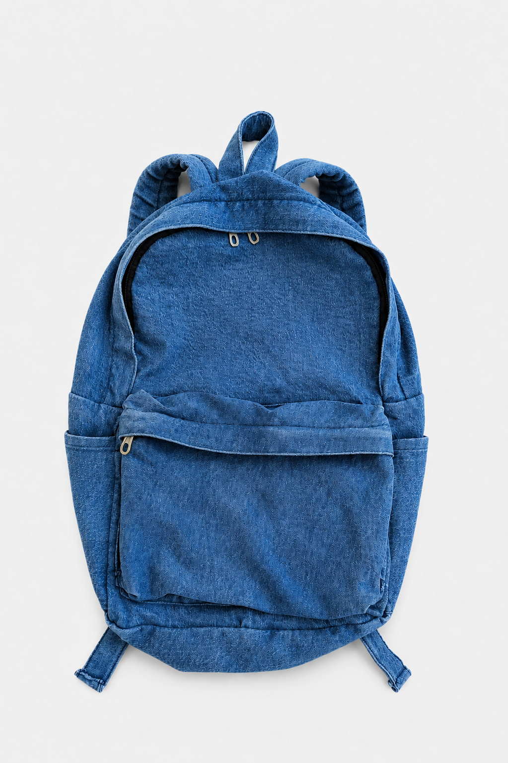 Blue Washed Denim Backpack