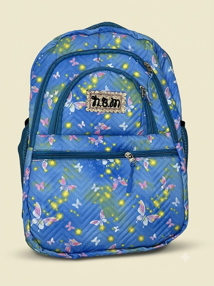 Moonlight Butterfly Backpack - Blue