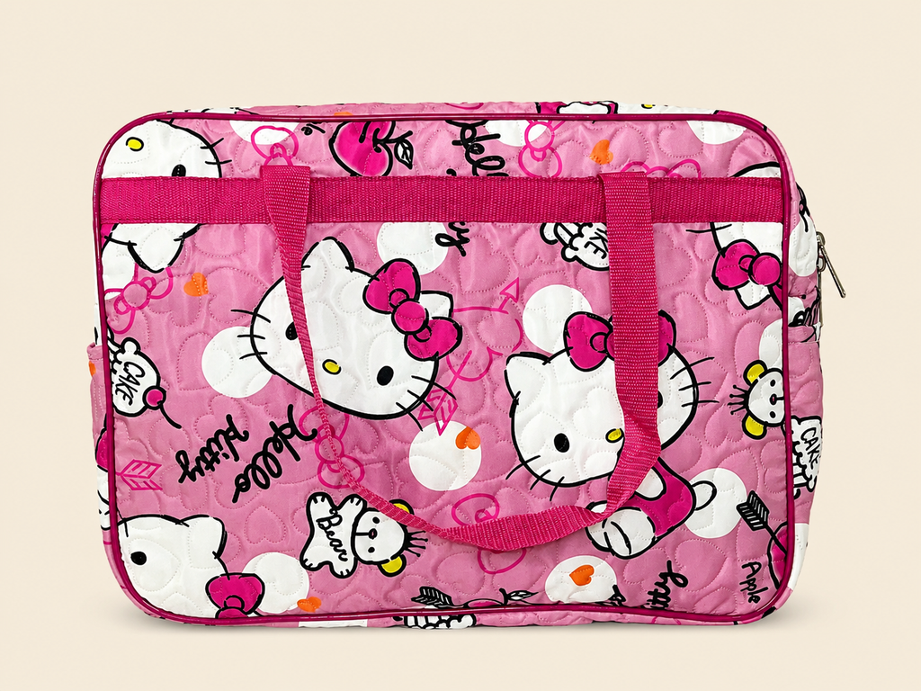 Hello Kitty Pink Quilted Baby Bag